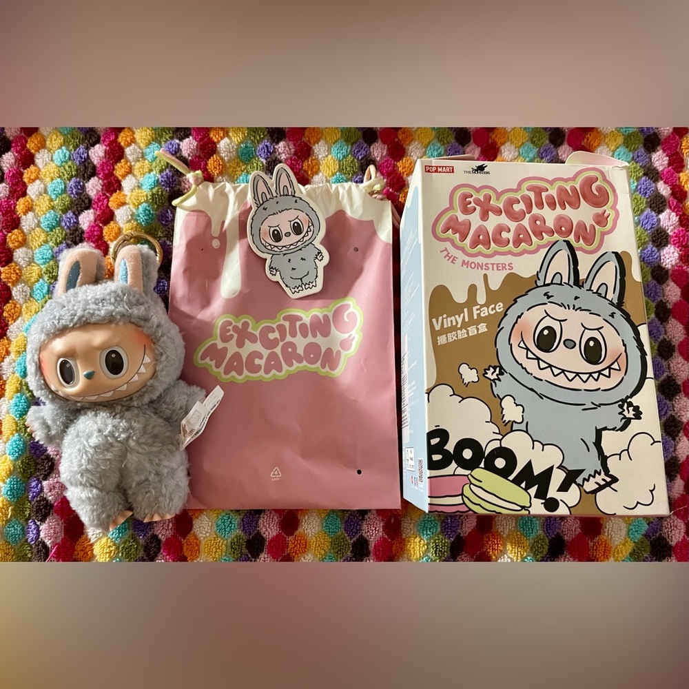 POP MART Exciting Macaron 'Sea Salt Coconut'  Labubu Confirmed. NIB